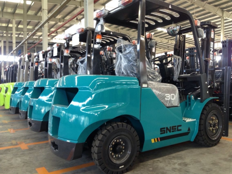 SNSC FD30 3T Diesel Forklift to Belgium