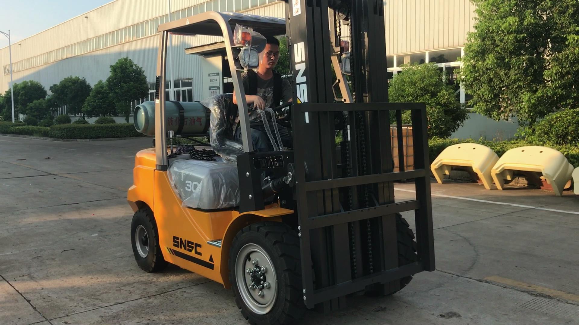 SNSC FL30 3T LPG GAS Forklift Truck to Mexico