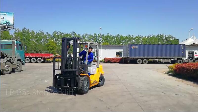 SNSC FL35 3.5T LPG GAS Forklift Truck to Peru