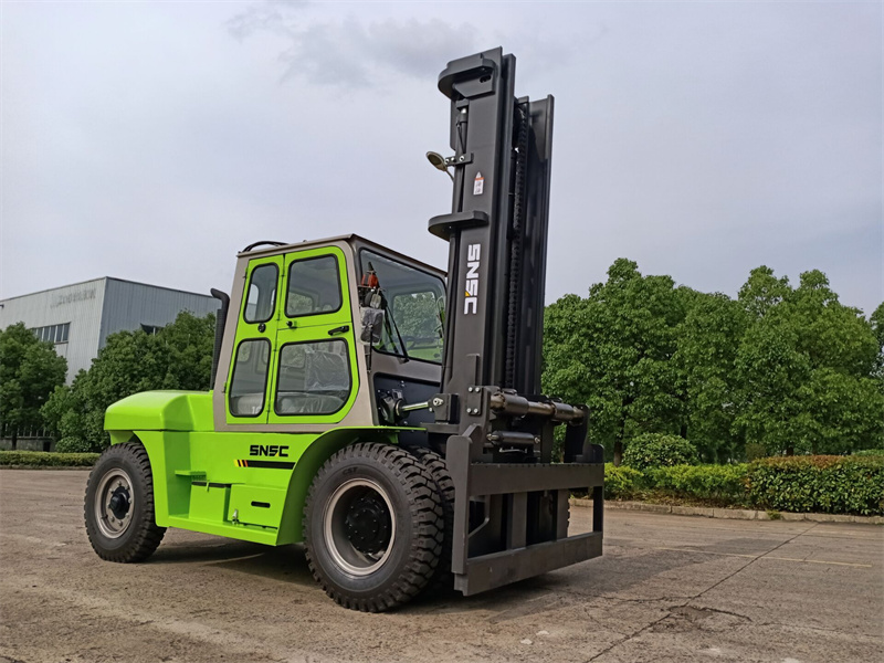 SNSC 10 ton Diesel  Forklift with Glass handling string rod  to  CHIE